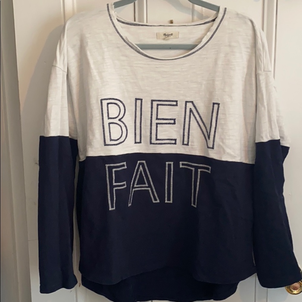 Madewell bien fair long sleeve thick tee